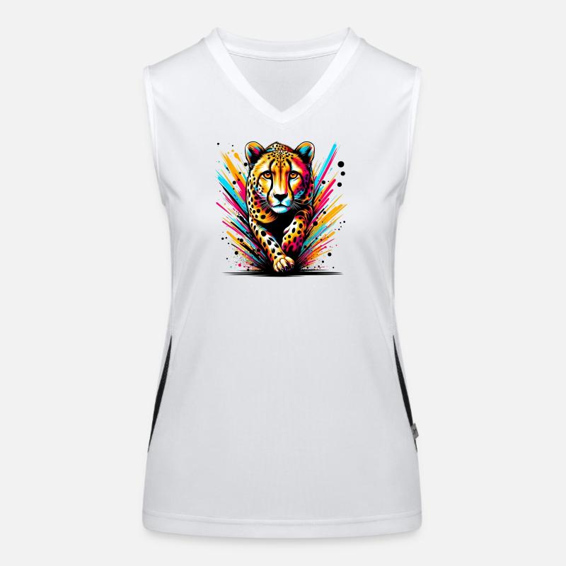 Cheetah Women's Functional Contrast Tank Top