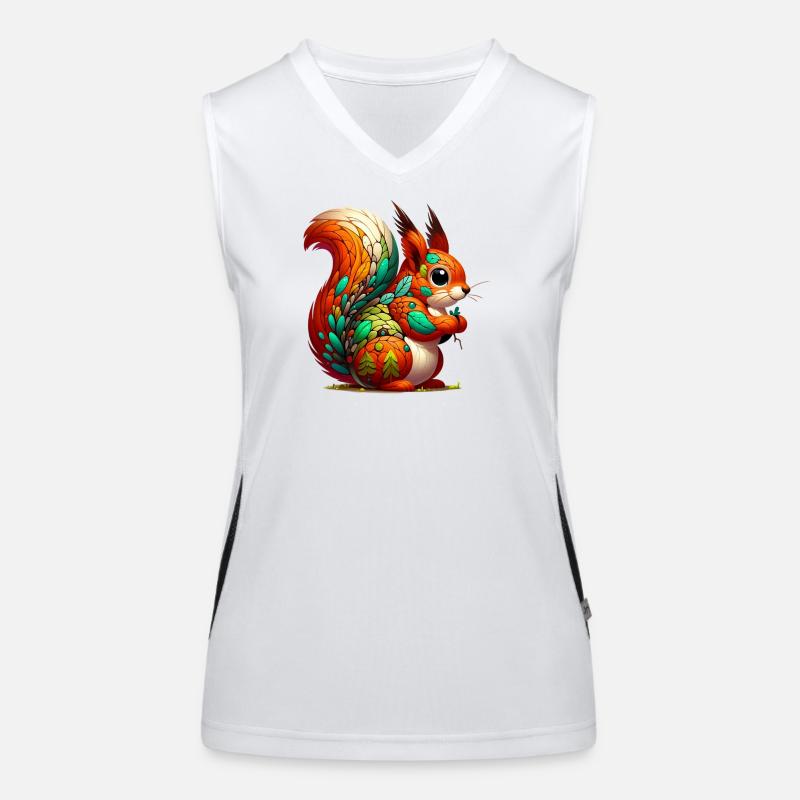 Squirrel Women's Functional Contrast Tank Top