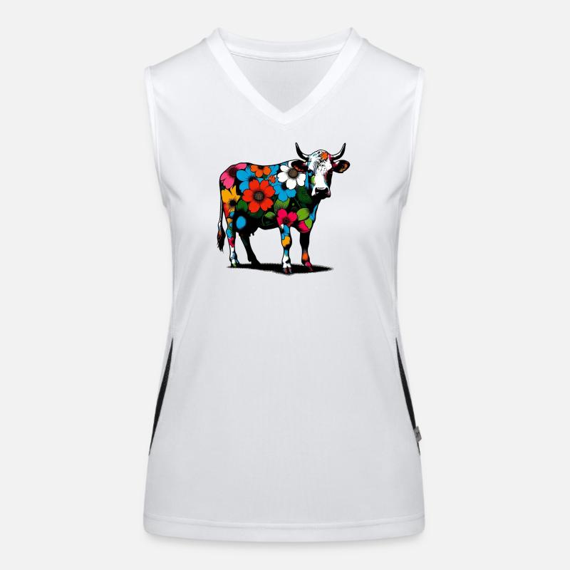 Vache Débardeur respirant contrasté Femme