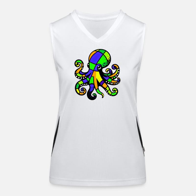 Octopus Women's Functional Contrast Tank Top