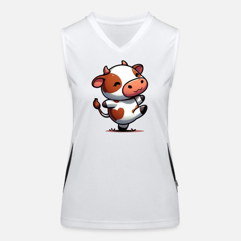 Vache Débardeur respirant contrasté Femme
