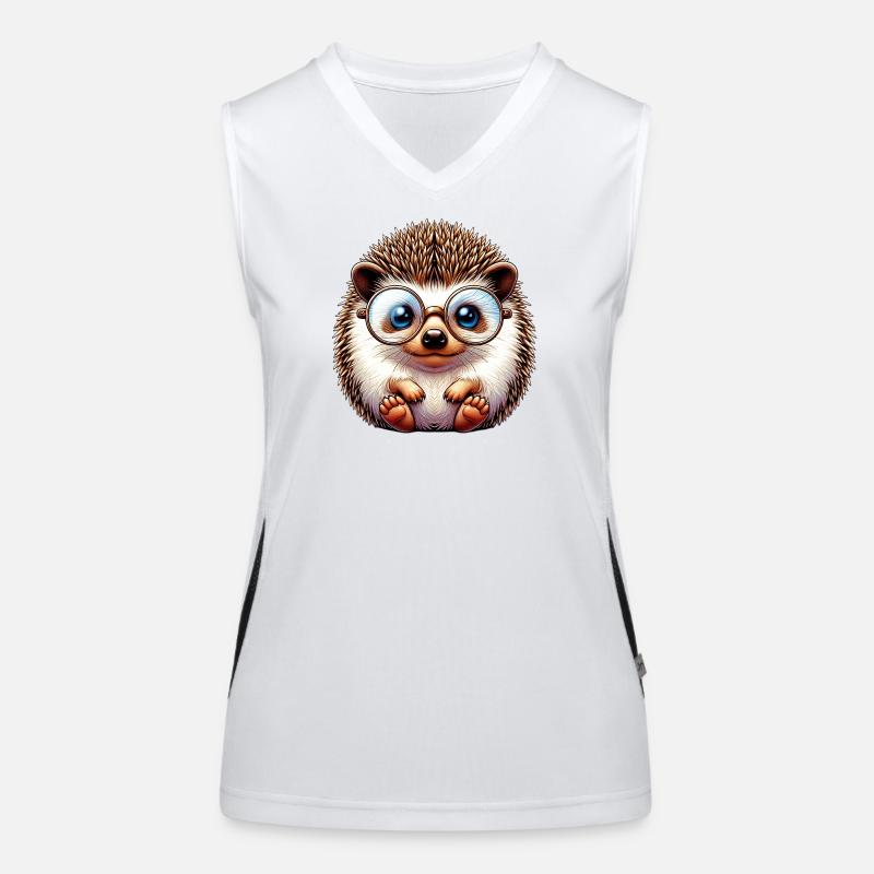 Igel Funktionelles Kontrast-Tank Top für Frauen