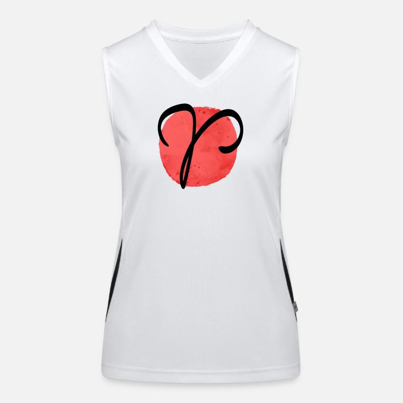 Sternzeichen Widder Funktionelles Kontrast-Tank Top für Frauen