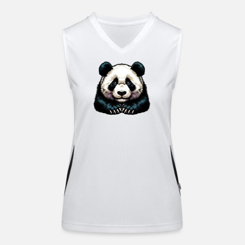 Panda Women's Functional Contrast Tank Top