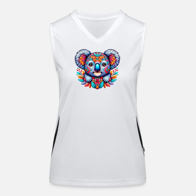 Koala Funktionelles Kontrast-Tank Top für Frauen