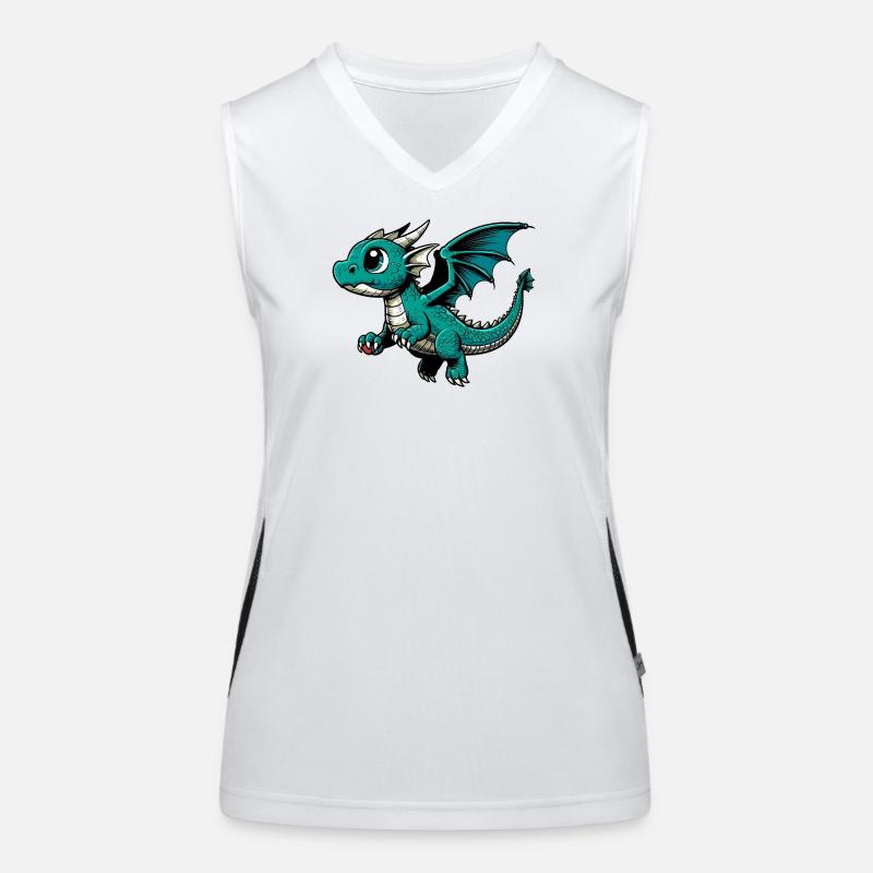 Dragon Débardeur respirant contrasté Femme
