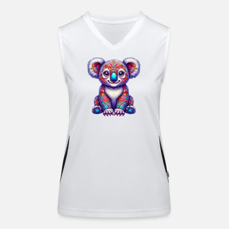 Koala Funktionelles Kontrast-Tank Top für Frauen