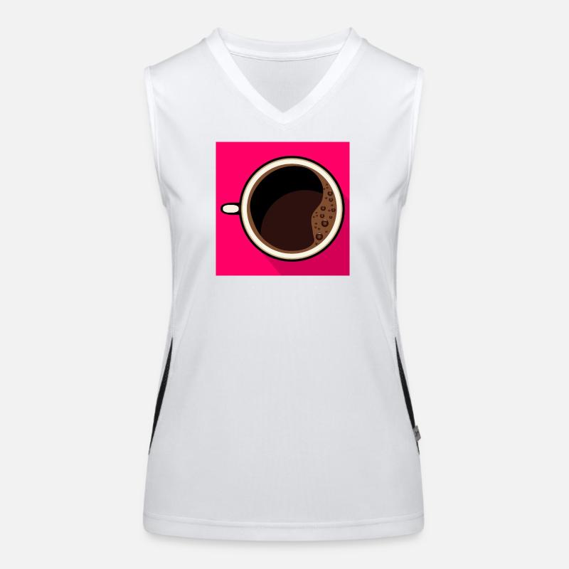 TASSE À CAFÉ ESPRESSO Débardeur respirant contrasté Femme
