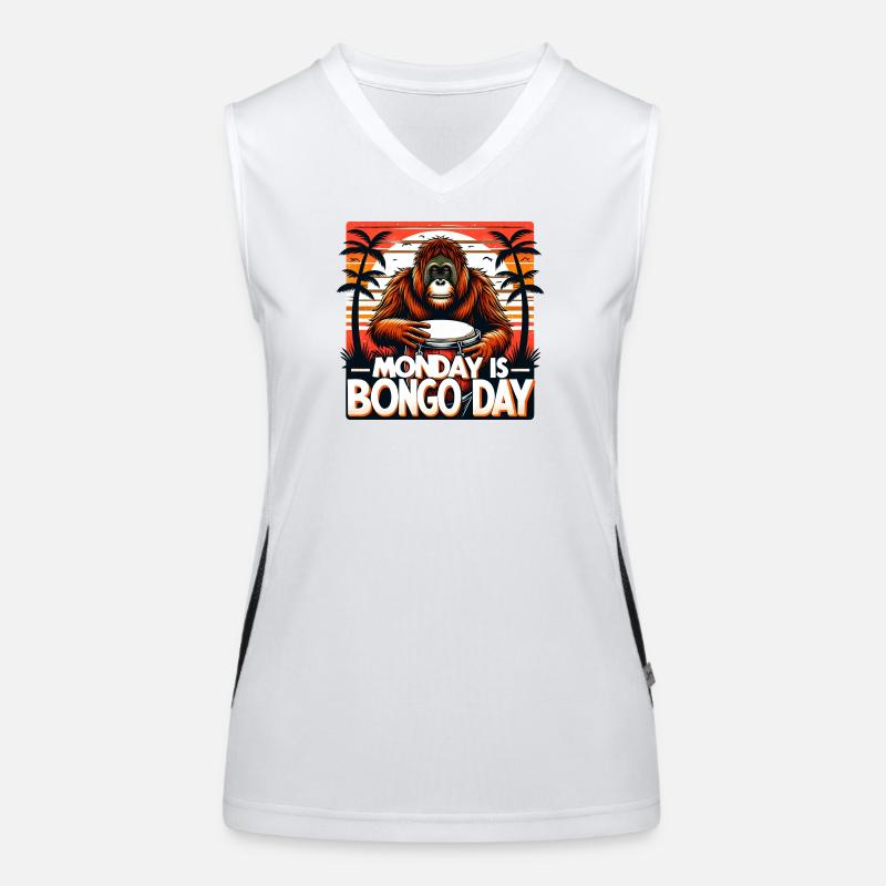 Batteurs de Bongo Débardeur respirant contrasté Femme