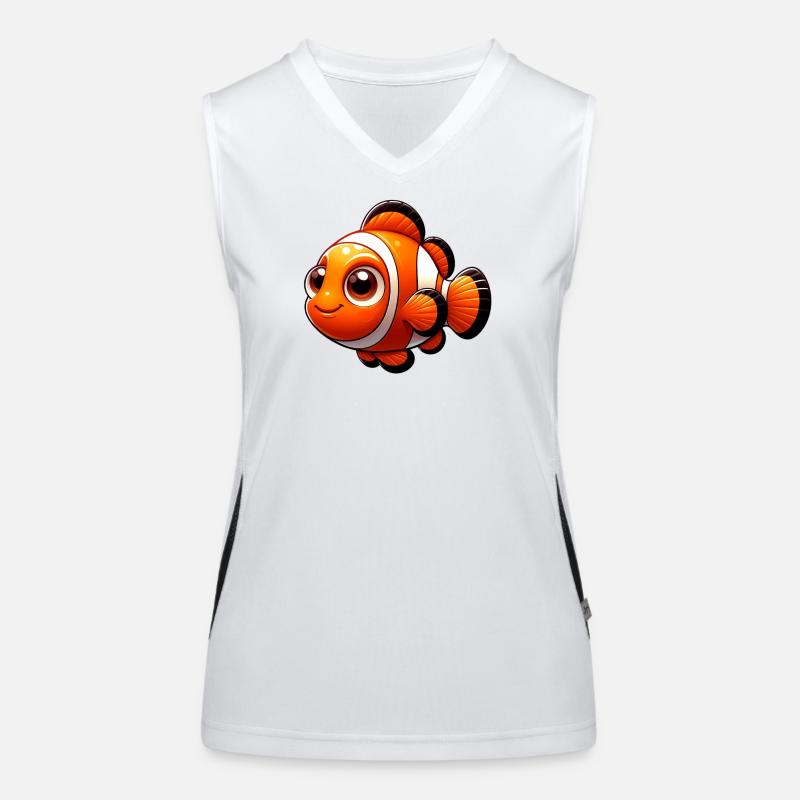 Poisson-clown Débardeur respirant contrasté Femme