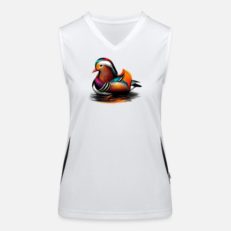 Mandarin duck Women's Functional Contrast Tank Top