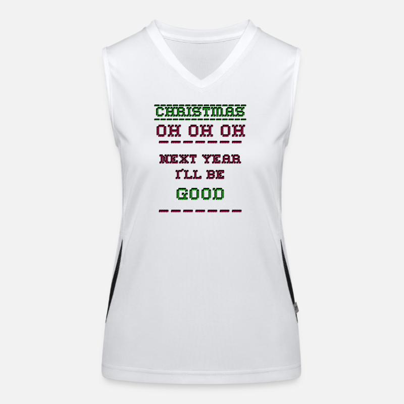 Weihnachten Funktionelles Kontrast-Tank Top für Frauen