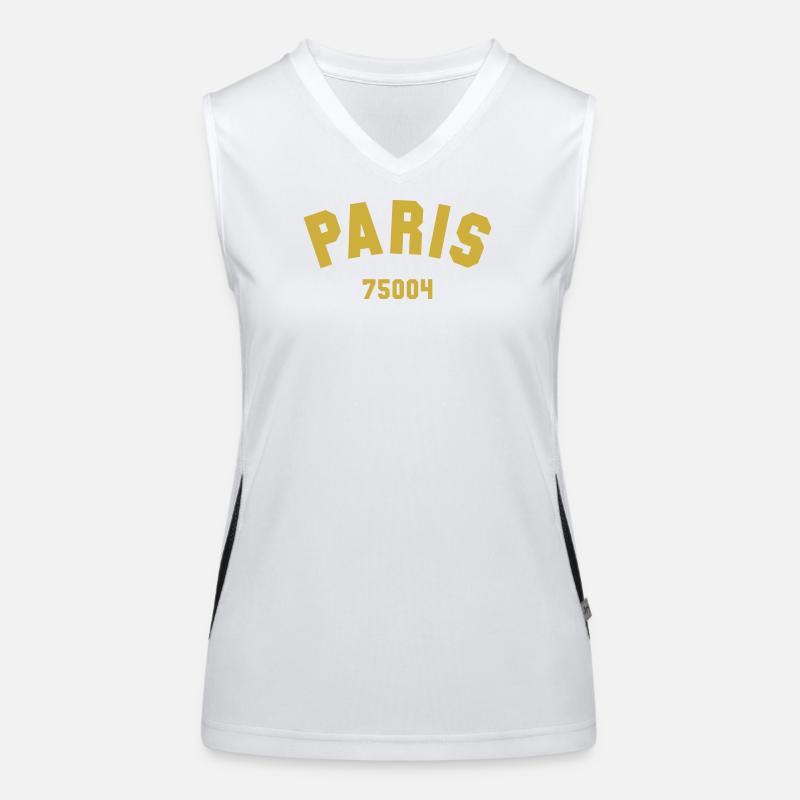 4e arrondissement de PARIS Débardeur respirant contrasté Femme