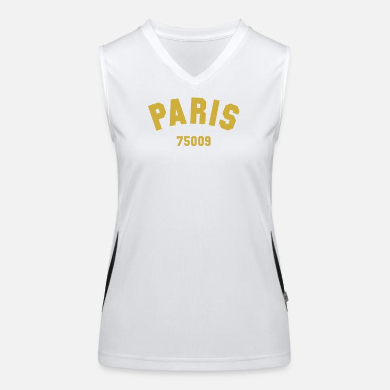 9e arrondissement de PARIS Débardeur respirant contrasté Femme