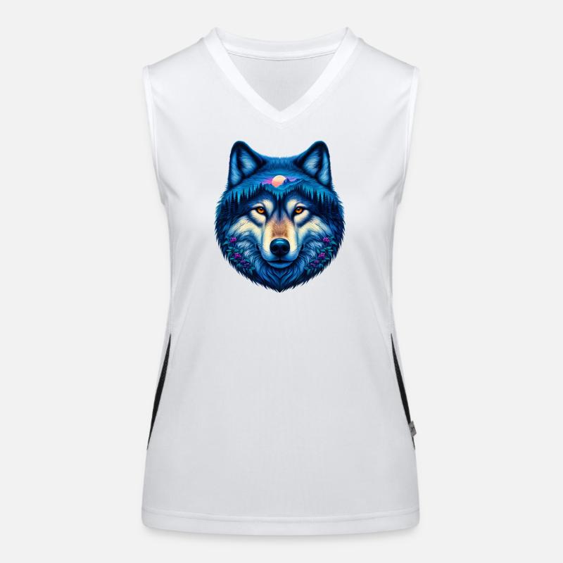 Wolf Women's Functional Contrast Tank Top