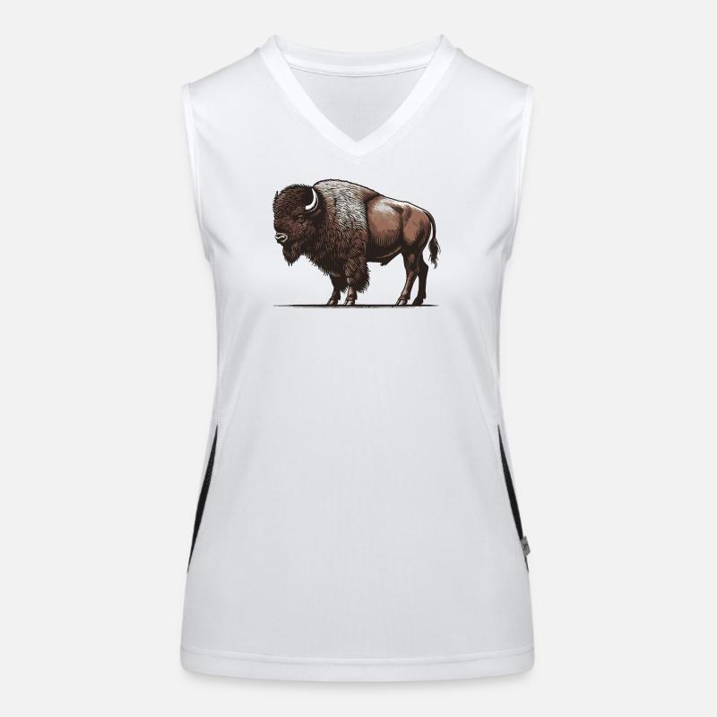 Bison Débardeur respirant contrasté Femme
