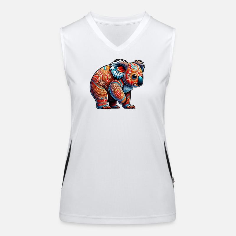 Koala Funktionelles Kontrast-Tank Top für Frauen