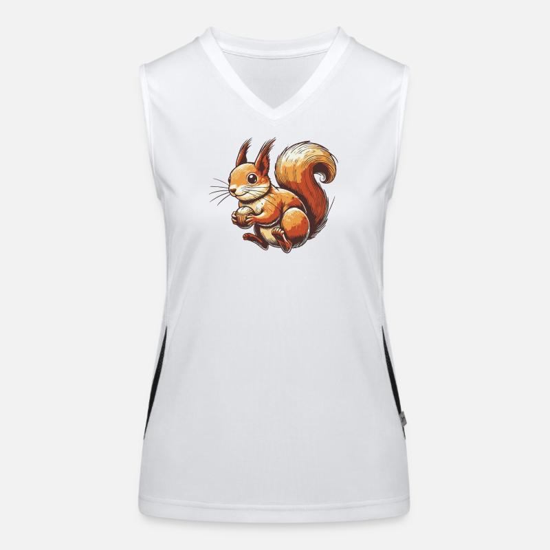Squirrel Women's Functional Contrast Tank Top