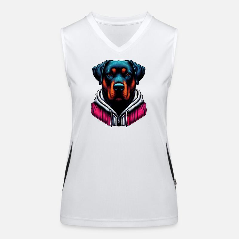 Dog Women's Functional Contrast Tank Top