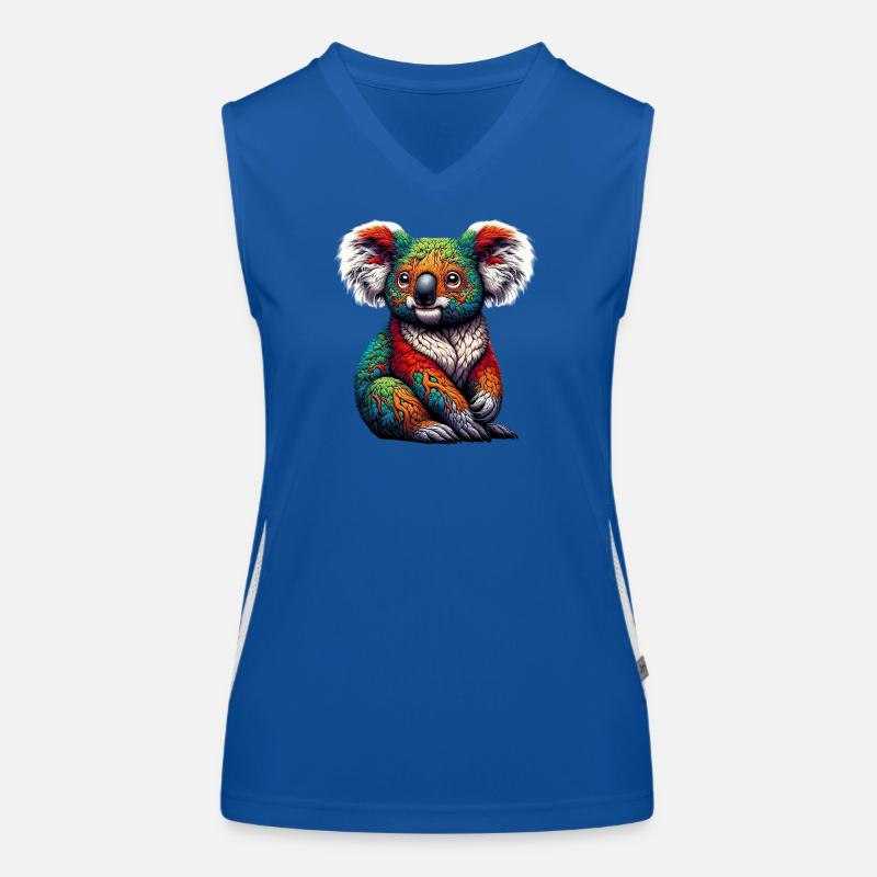 Koala Funktionelles Kontrast-Tank Top für Frauen