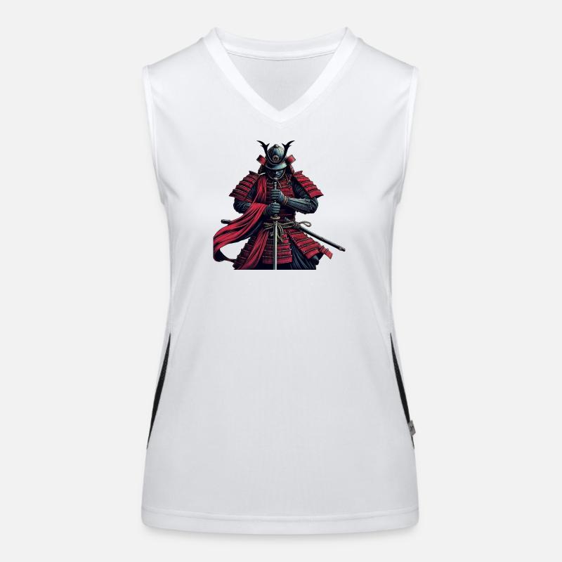 Bushido des Samurai-Kriegers Funktionelles Kontrast-Tank Top für Frauen