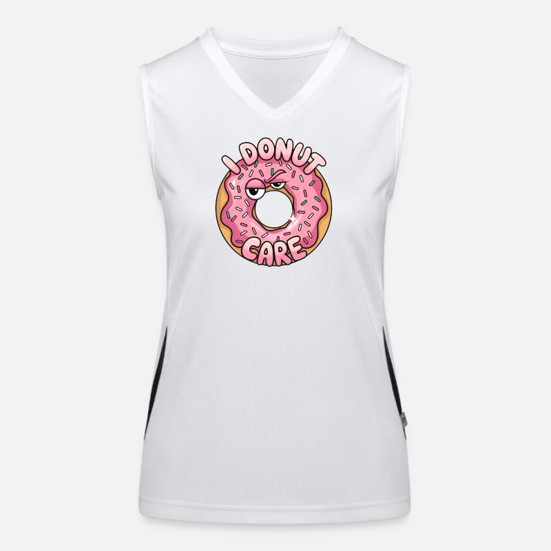 Donut-Pflege Funktionelles Kontrast-Tank Top für Frauen