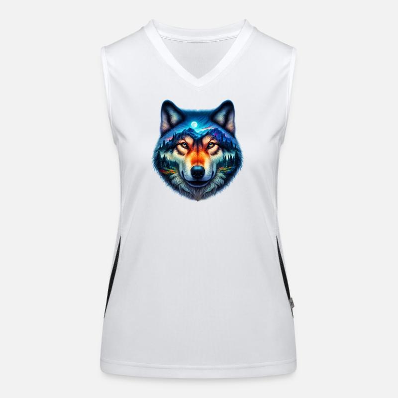 Wolf Women's Functional Contrast Tank Top