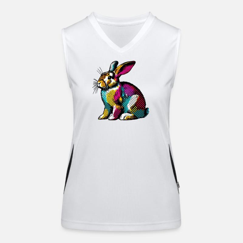 Lapin Débardeur respirant contrasté Femme