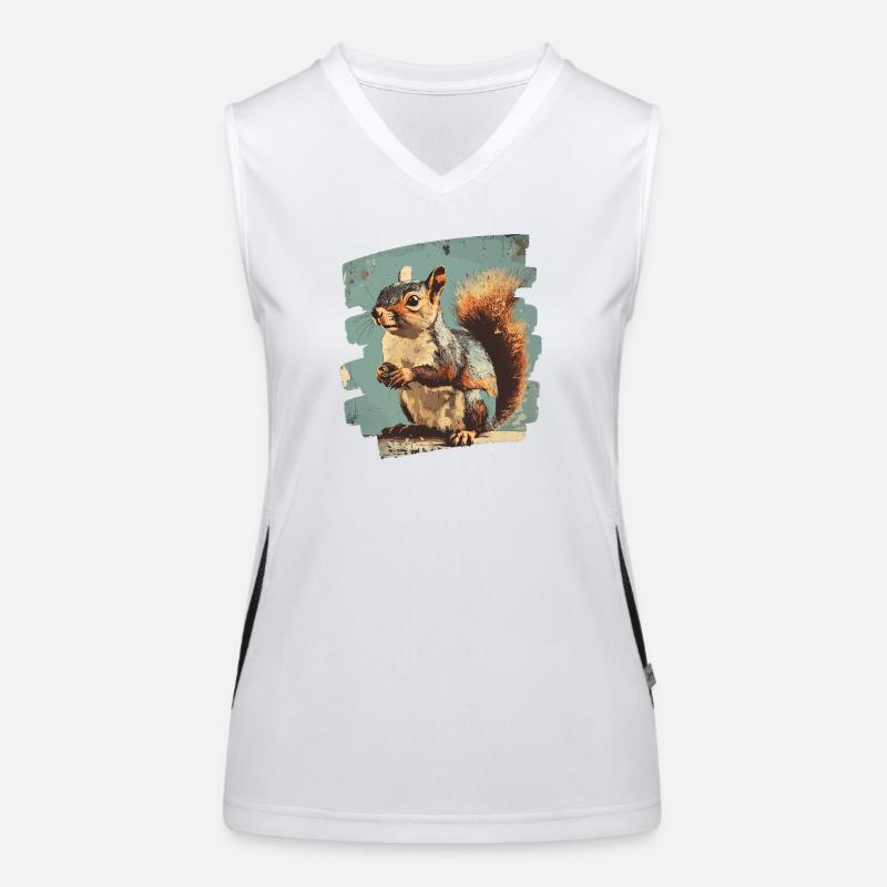 Squirrel Women's Functional Contrast Tank Top