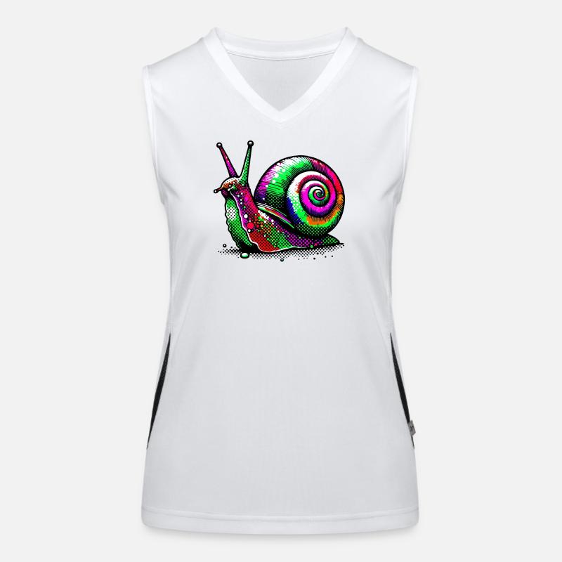 Escargot Débardeur respirant contrasté Femme