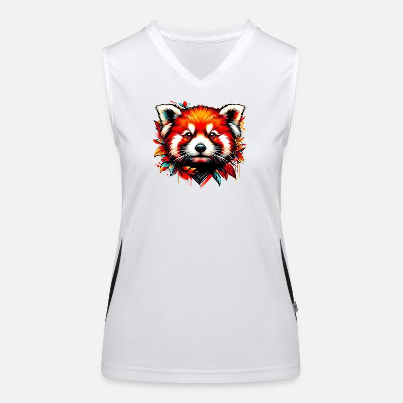 Petit panda Débardeur respirant contrasté Femme