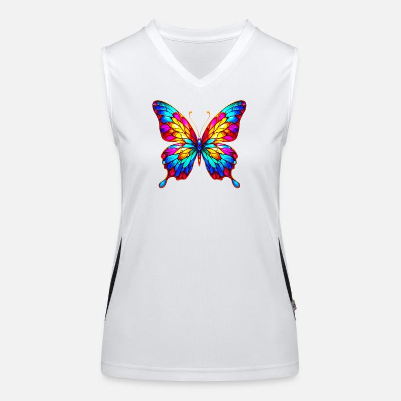 Papillon Débardeur respirant contrasté Femme