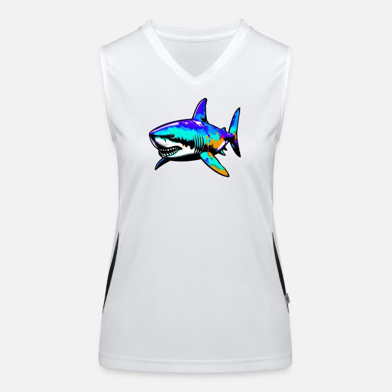 Requin Débardeur respirant contrasté Femme
