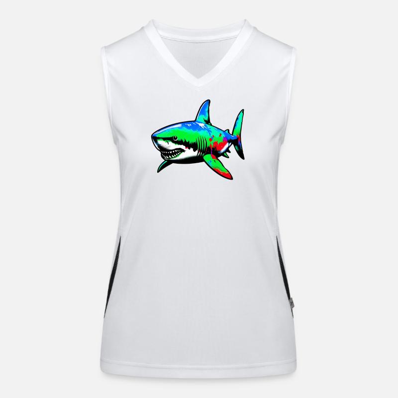 Shark Women's Functional Contrast Tank Top