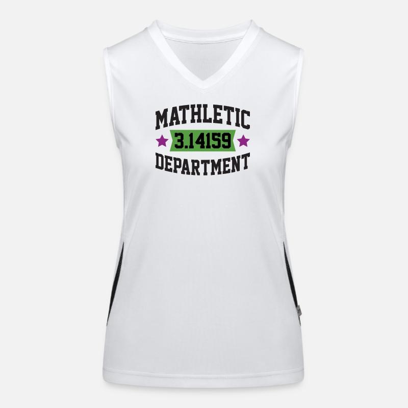 Mathletic Abteilung Funktionelles Kontrast-Tank Top für Frauen