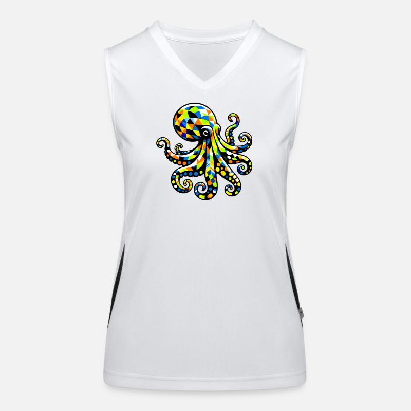 Octopus Women's Functional Contrast Tank Top