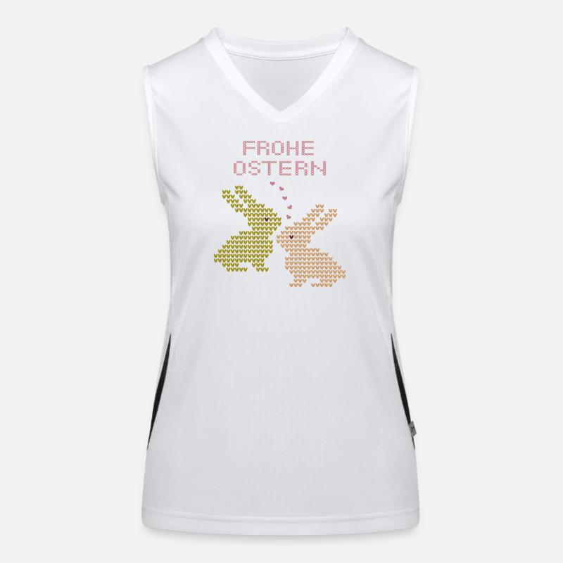 Happy Easter Women's Functional Contrast Tank Top