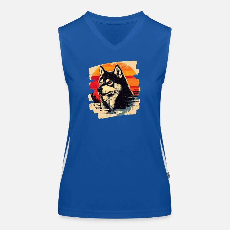 Husky Funktionelles Kontrast-Tank Top für Frauen