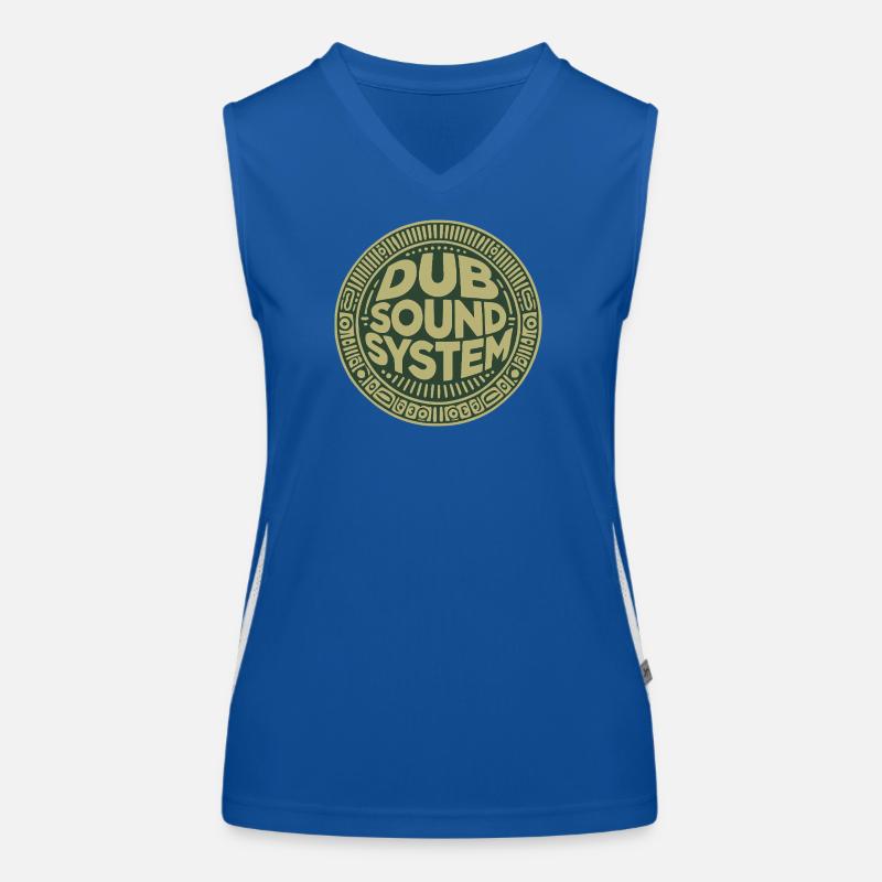 dub sound system Women's Functional Contrast Tank Top