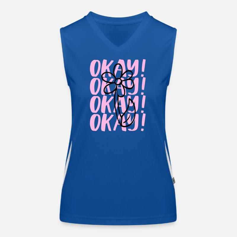 Statement Design Funktionelles Kontrast-Tank Top für Frauen