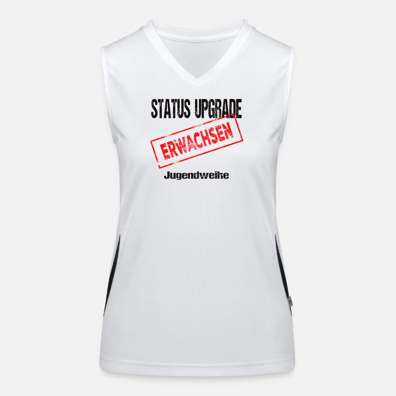 Jugendweihe - Jugendweihe 2026 Funktionelles Kontrast-Tank Top für Frauen