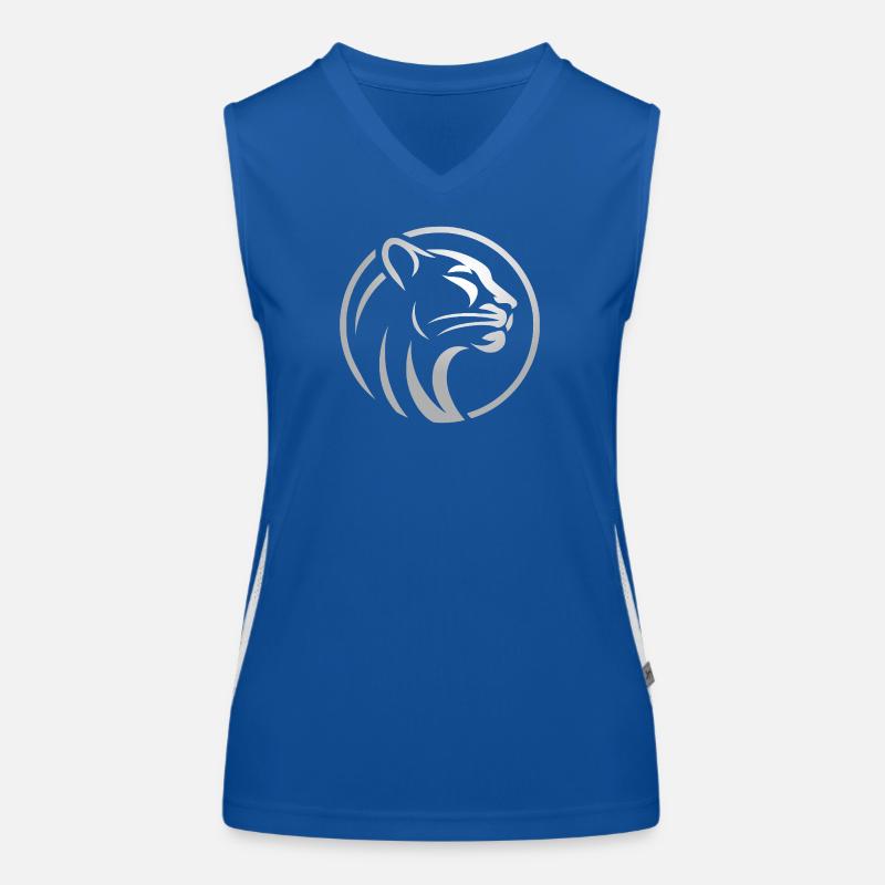 tete de panthère Débardeur respirant contrasté Femme