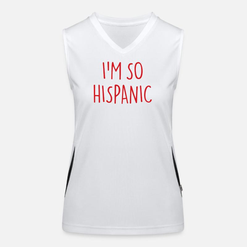 I'M SO HISPANIC Funktionelles Kontrast-Tank Top für Frauen