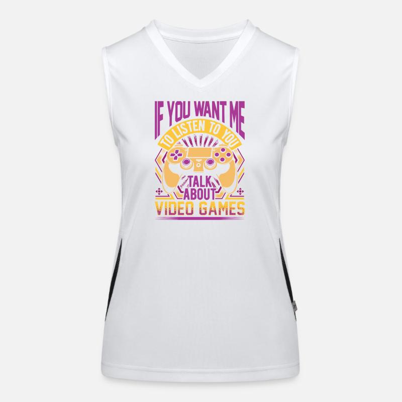 Apropos Videospiele Funktionelles Kontrast-Tank Top für Frauen