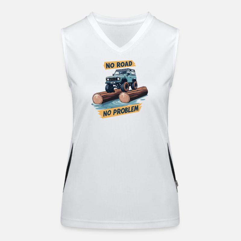 Off-Road Vehicle Driver Women's Functional Contrast Tank Top