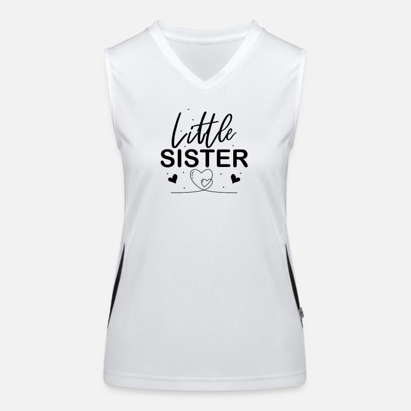 Kleine Schwester Funktionelles Kontrast-Tank Top für Frauen