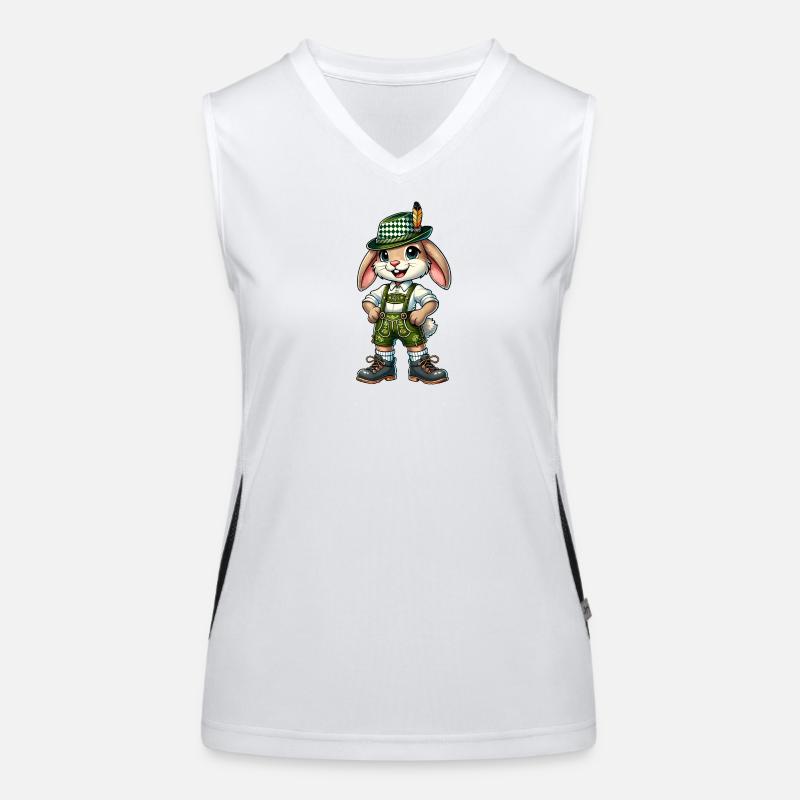 Bavarian Rabbit Women's Functional Contrast Tank Top
