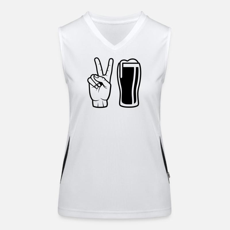 Commander de la bière Débardeur respirant contrasté Femme