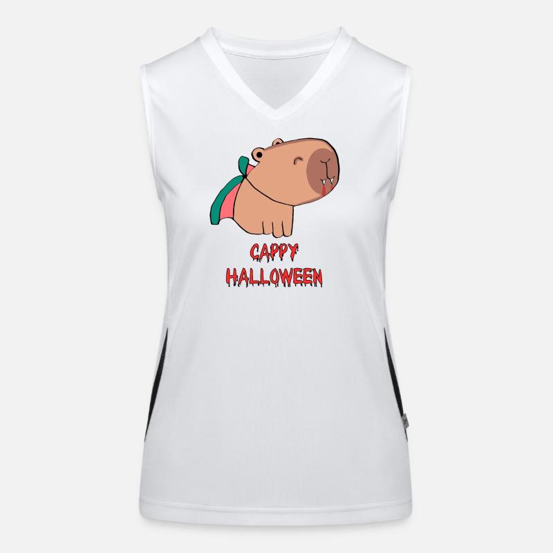 Cappy Halloween Débardeur respirant contrasté Femme