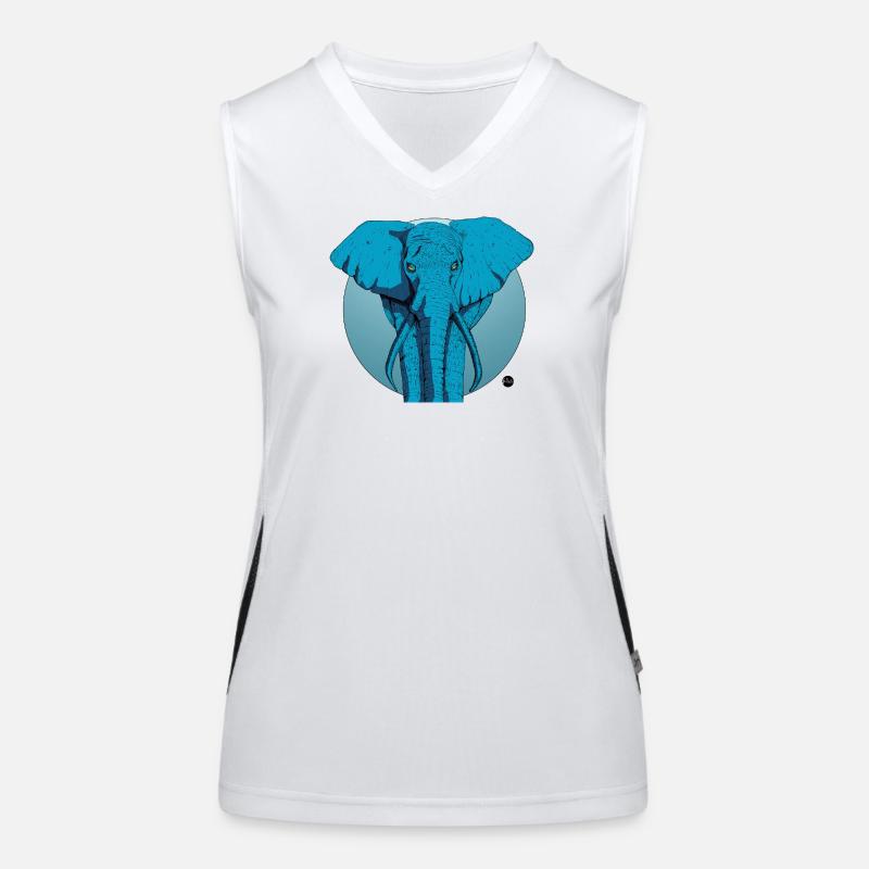 Elephant Débardeur respirant contrasté Femme